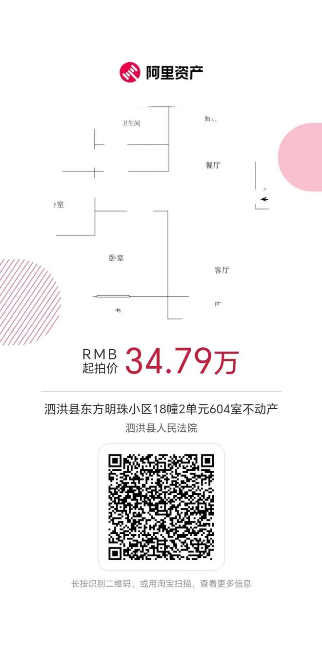123萬起！泗洪低價(jià)拍賣一批房產(chǎn)、車輛(圖4)